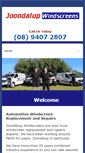 Mobile Screenshot of joondalupwindscreens.com.au